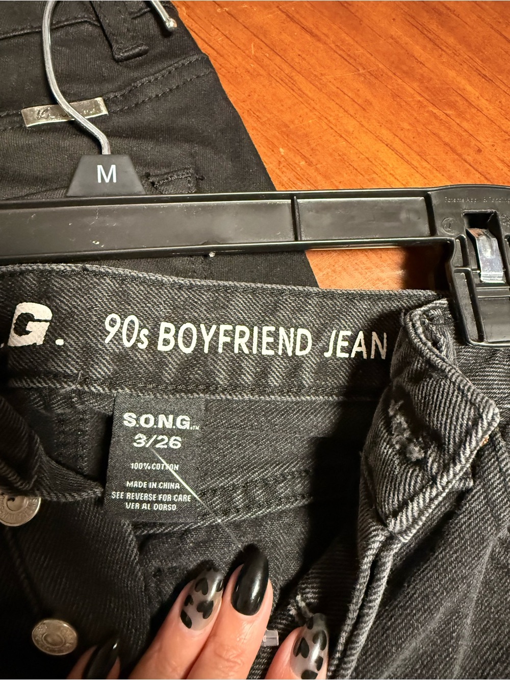 90s Boyfriend Jean - Black